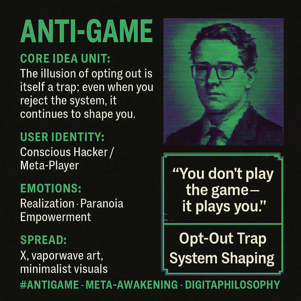Awakening to the Anti-Game